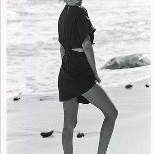 Free People Black Size Large Dandelion Mini Dress